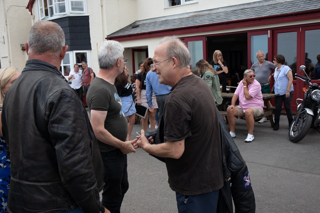 Spreading Steve Morgan's Ashes At Beesands July 2019