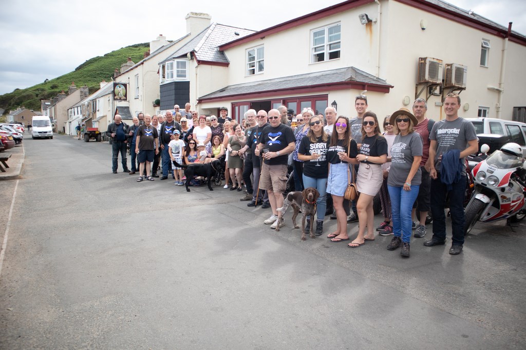 Spreading Steve Morgan's Ashes At Beesands July 2019