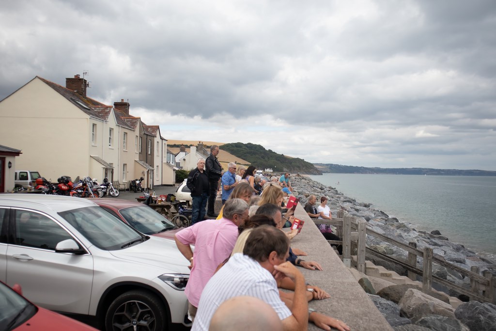 Spreading Steve Morgan's Ashes At Beesands July 2019