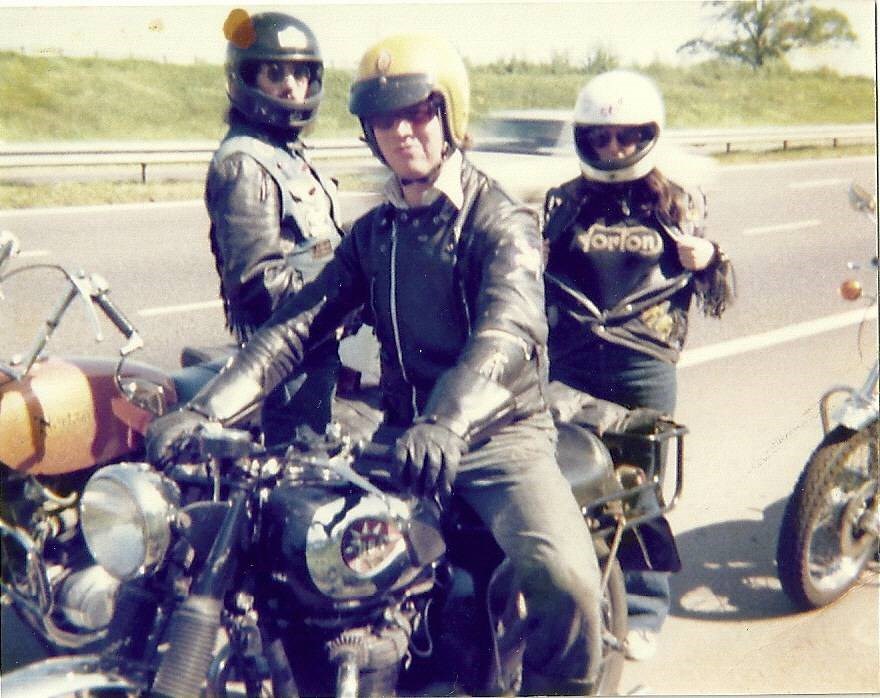 Club rideout to Cheddar and Andover 1978