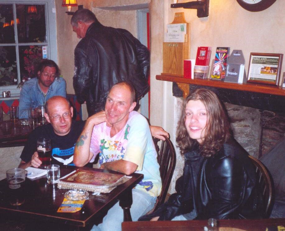 Robin Hood (background), Beaver, Dave, Polly and Matt Benner