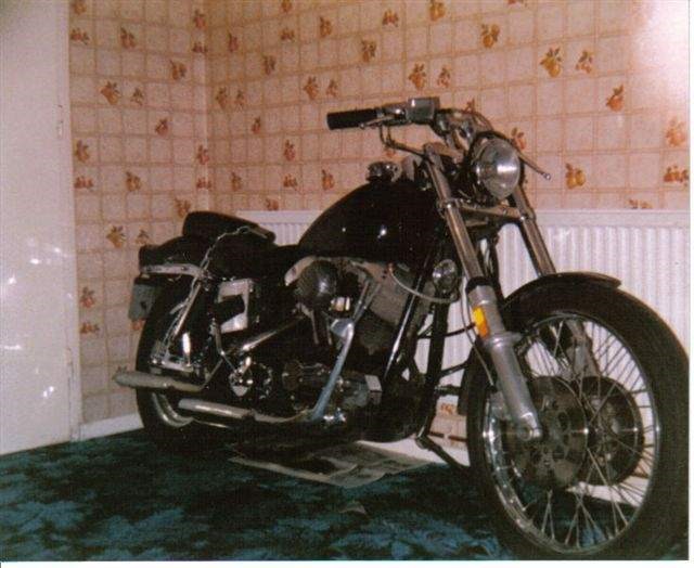 '80 WideGlide in the dining room