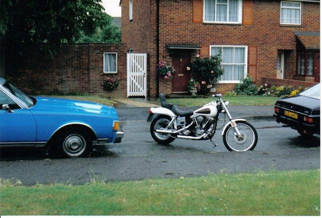 Caprice repainted Royal Blue and '80 WideGlide