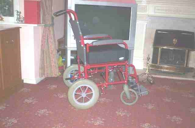 My first wheelchair (c.2006)