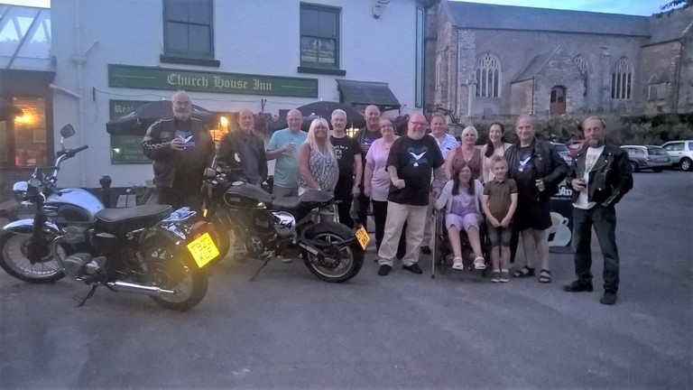 Dusk 2018 Outside The Church House Inn