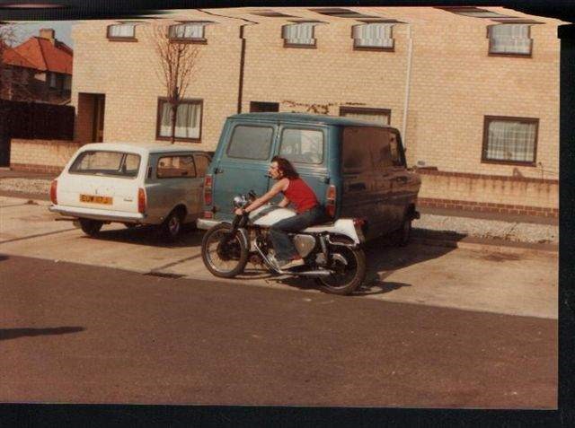 Mo on BSA 650 Summer 76