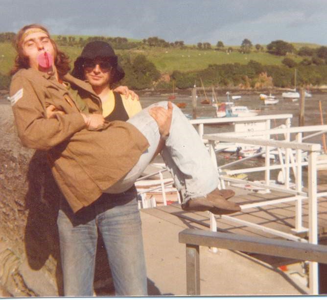 Beaver and Geoff Dunn (Deaf), Salcombe - 1977