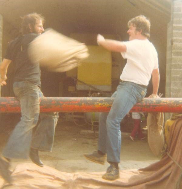 Beaver and Con at East Prawle Fete - 1980