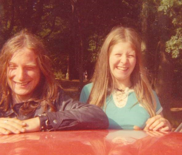 Paul and Yve at Burnham Beeches - 1976