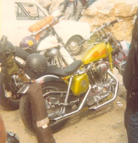 John Phelan and Phil Chudley's Harleys