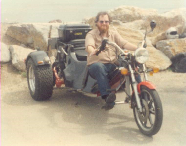 Steve on Aussie's trike