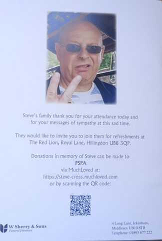 Stephen Cross Order of Service 6