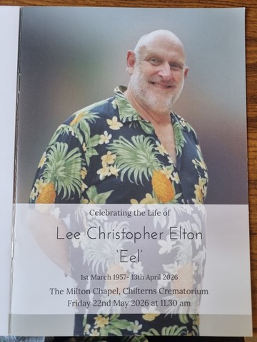 Lee Elton order of service
