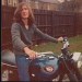 Pete on BSA 250 (Ermintrude) Summer 76